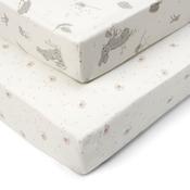Cot Bed Sheets 2pk Fitted