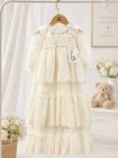 Mimosines Christening Gown and Bonnet