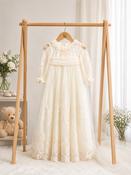 Mimosines Christening Gown and Bonnet
