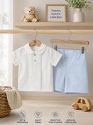 Sardon Two Piece Shirt and Shorts Set