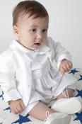 Christening Romper and Jacket image