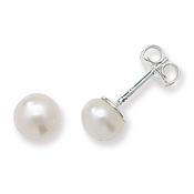 Sterling Silver Freshwater Pearl Earrings