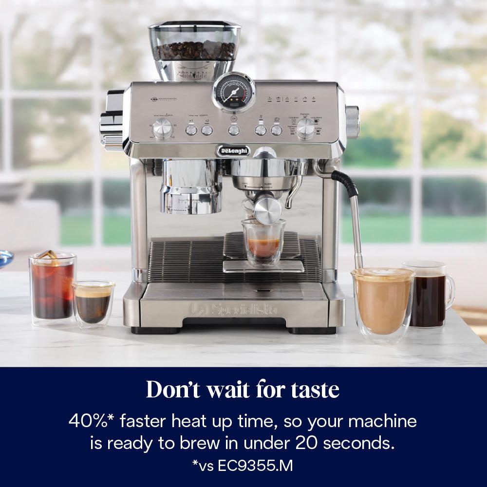 Delonghi La Specialista Opera Bean to Cup Coffee Machine with HomeCafe Kit - Stainless Steel, Espresso, Grinder, Steam Wand