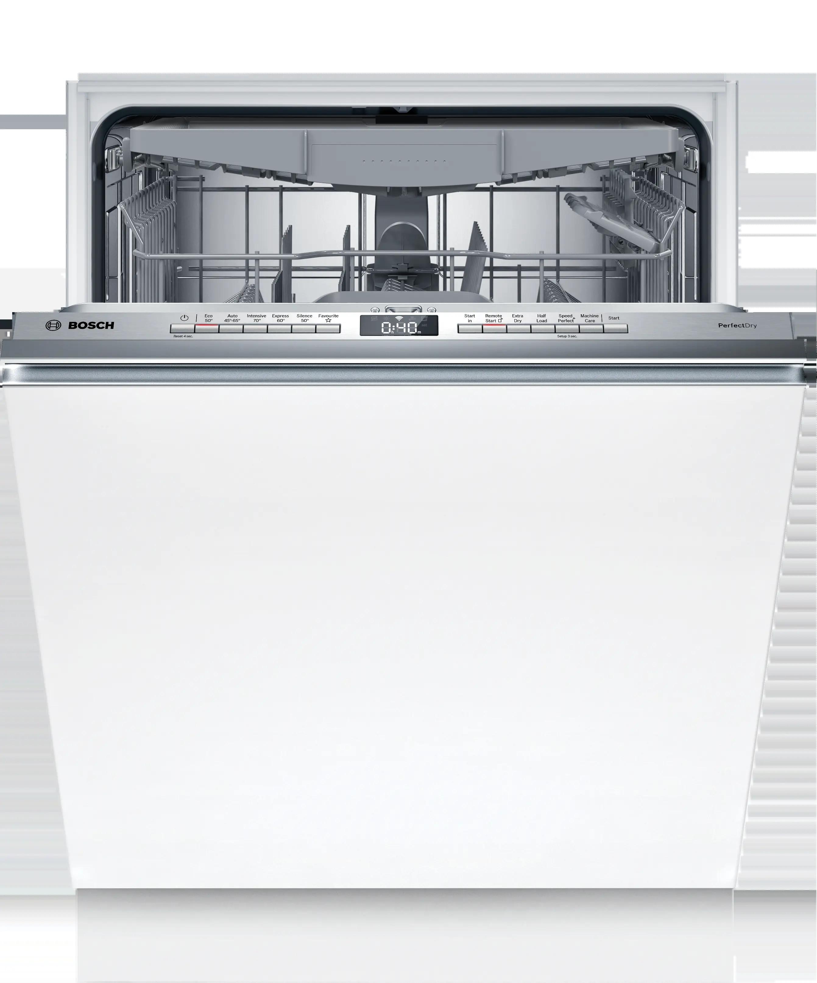 Bosch Series 6 Integrated Dishwasher SMV6ZCX10G | PerfectDry, Silence Pro, TimeLight, AquaStop, Digital Display