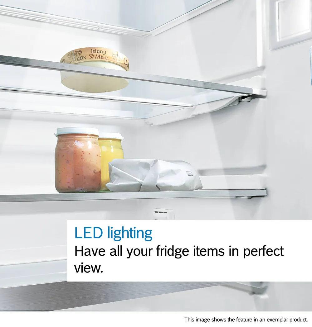 Bosch Serie 4 Freestanding Fridge Freezer Stainless steel