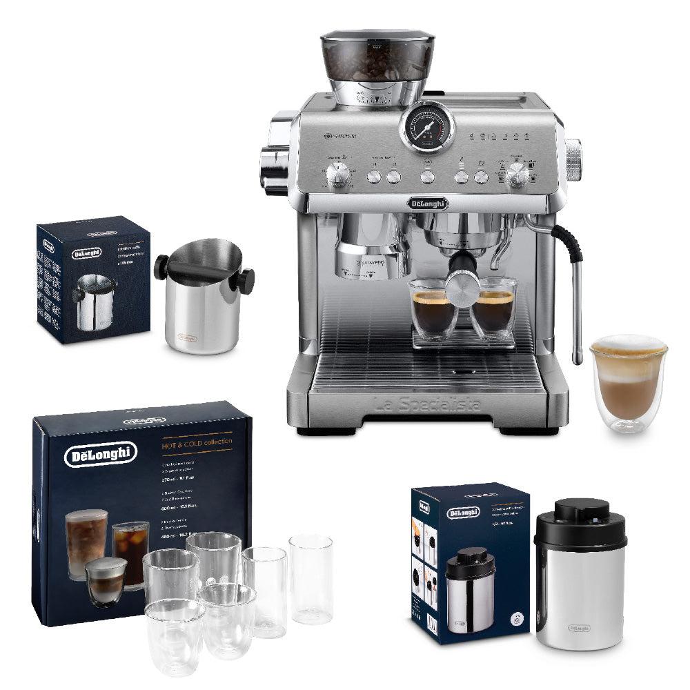 Delonghi La Specialista Opera Bean to Cup Coffee Machine with HomeCafe Kit - Stainless Steel, Espresso, Grinder, Steam Wand