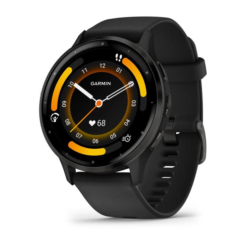 Garmin Venu 3 Smartwatch Black AMOLED Display, Heart Rate Monitor, Up to 14 Days Battery Life