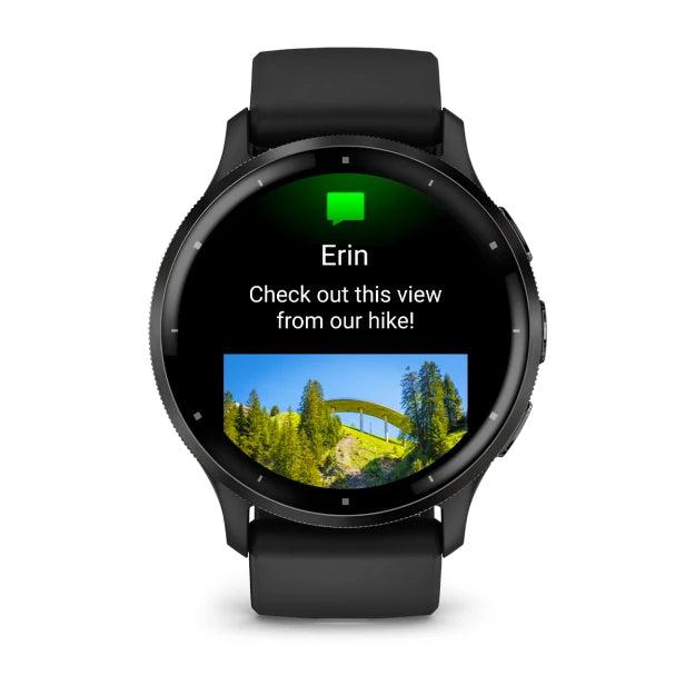 Garmin Venu 3 Smartwatch Black AMOLED Display, Heart Rate Monitor, Up to 14 Days Battery Life