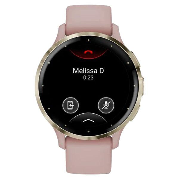Garmin Venu 3S Smartwatch Soft Gold Rose AMOLED Display Heart Rate GPS Music Control Up to 10 days Battery Life