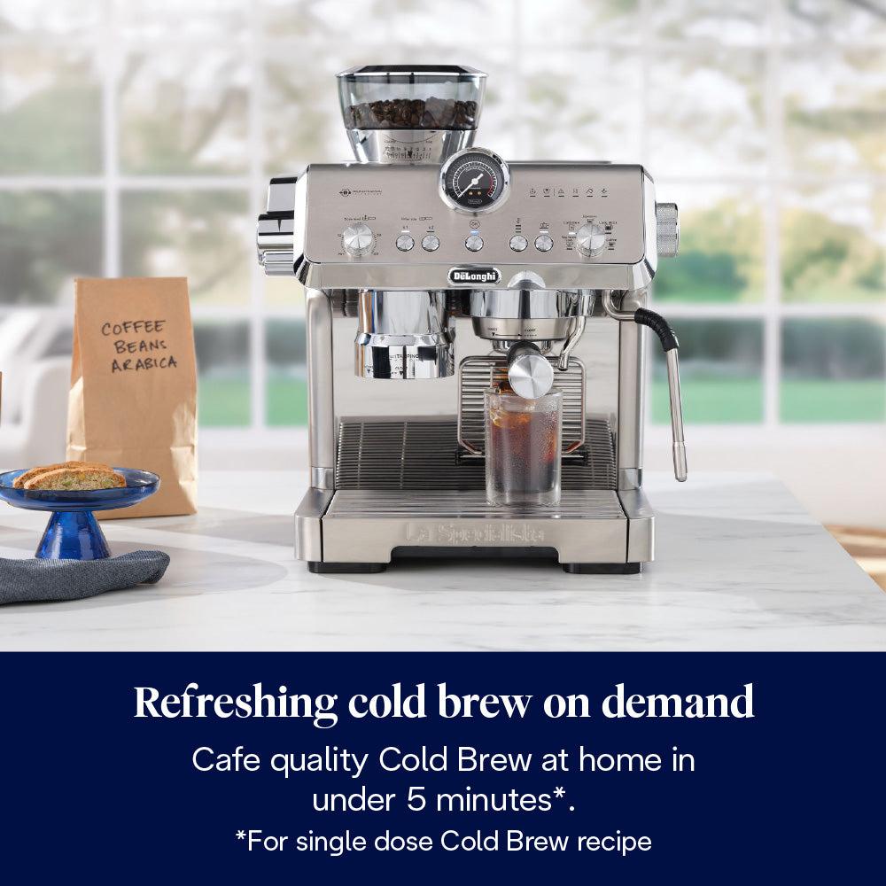 Delonghi La Specialista Opera Bean to Cup Coffee Machine with HomeCafe Kit - Stainless Steel, Espresso, Grinder, Steam Wand