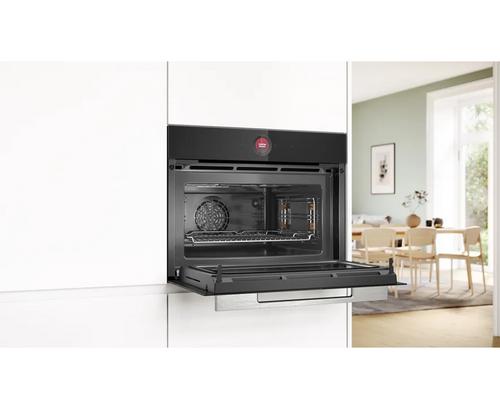 Bosch Series 8 Built-in Compact Oven Microwave Black 45L Image Features: Heating Modes, Bosch