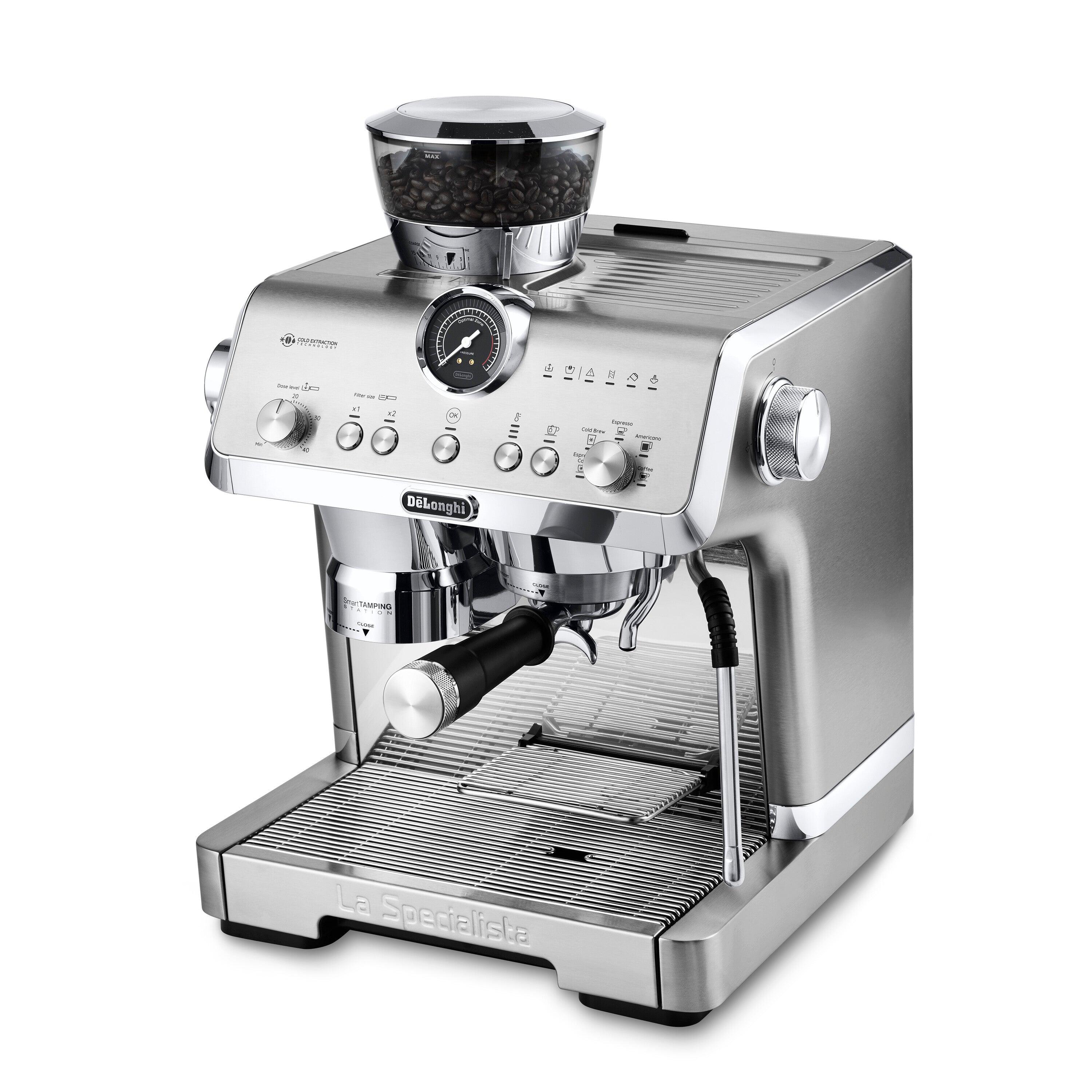 Delonghi La Specialista Opera Bean to Cup Coffee Machine with HomeCafe Kit - Stainless Steel, Espresso, Grinder, Steam Wand