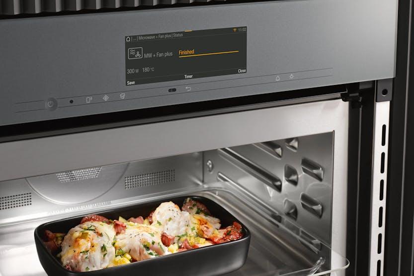 Miele Built-in Microwave Combination Oven Stainless Steel WiFi PerfectClean SoftClose Door