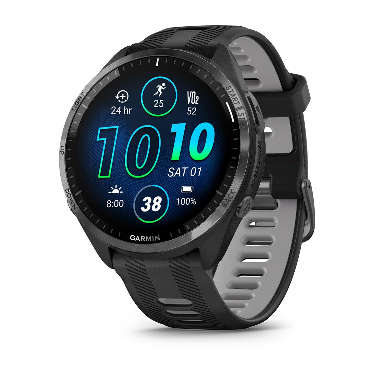 Garmin Forerunner 965 Black Smartwatch with GPS, Heart Rate Monitor, Touchscreen
