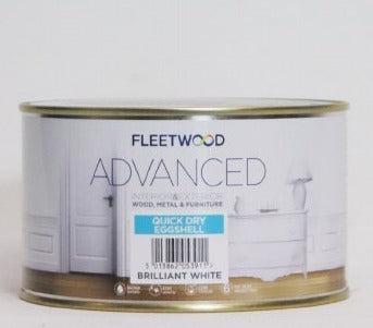 Fleetwood Advanced Quick Dry Eggshell Paint Brilliant White Size 500 ml