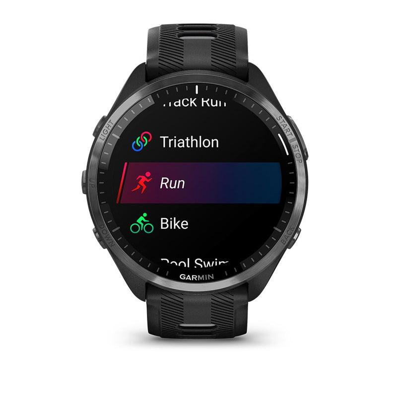 Garmin Forerunner 965 Black Smartwatch with GPS, Heart Rate Monitor, Touchscreen