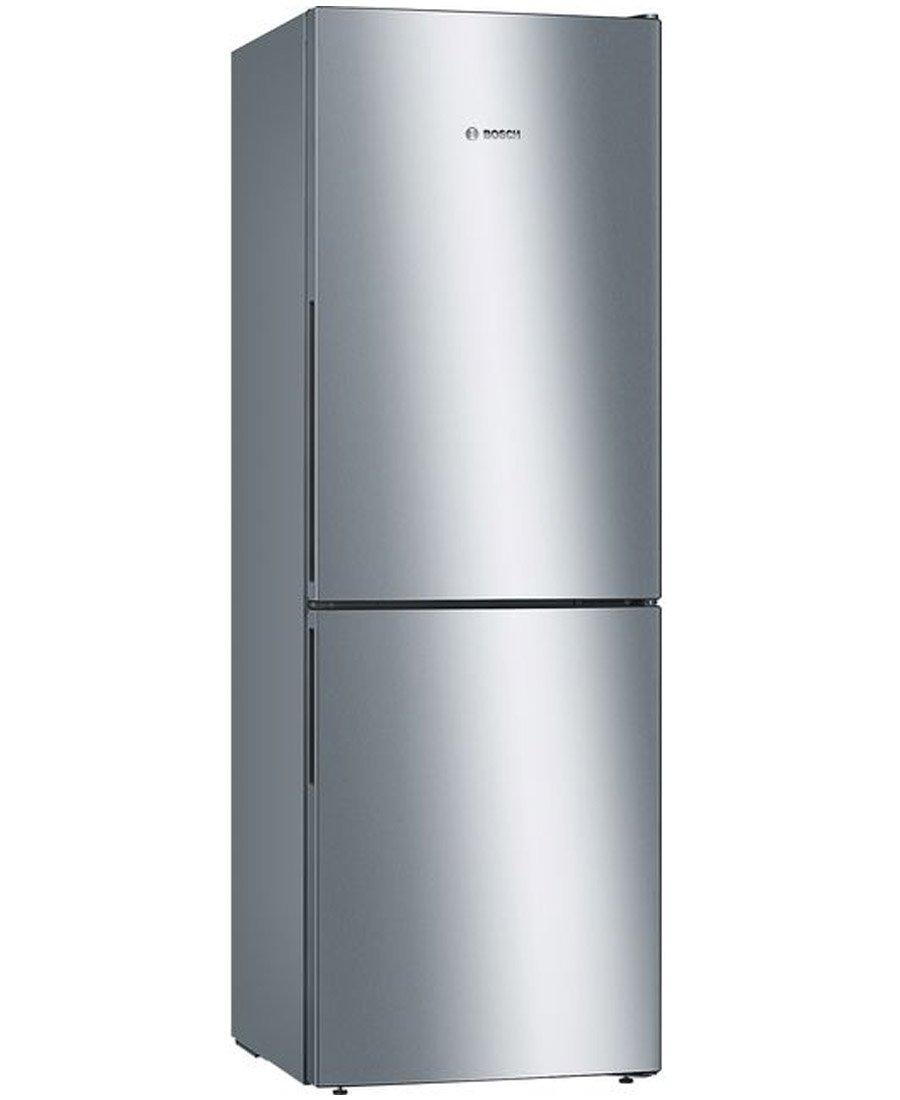 Bosch Serie 4 Freestanding Fridge Freezer Stainless steel