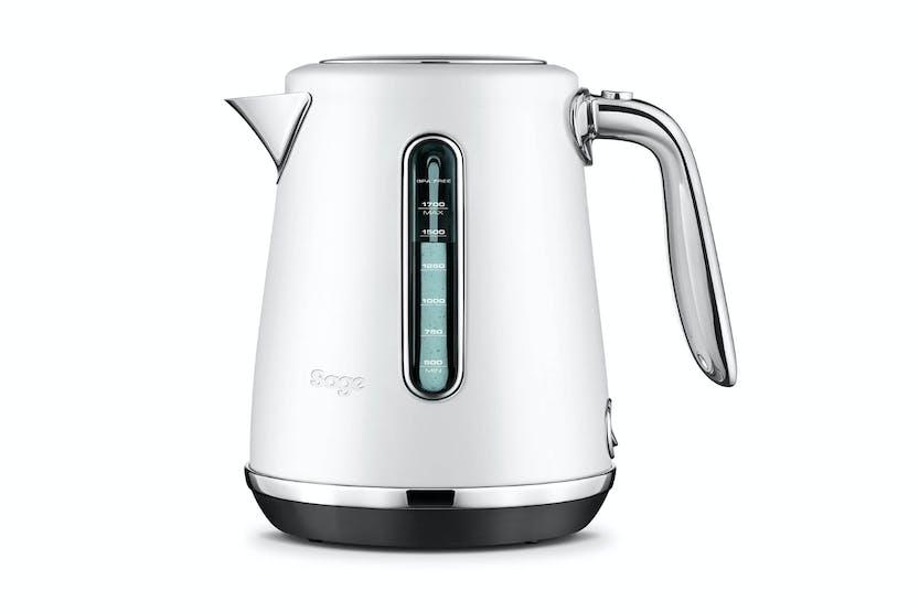 Sage Soft Top Luxe Kettle 1.7L White Stainless Steel 2400W - Water Level Indicator, Handle, Spout, Base