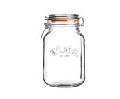 Clip Top Square Jar 1.5 Litre