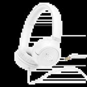 JBL Tune 530 On-Ear Wired Headphones Pure Bass White| JBLT530WHT image