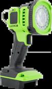 18V Battery LED Inspection Spot Light with Adaptors | LILSPV200G65-01