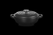 Signature Round Stew Pot 22cm Matte Black