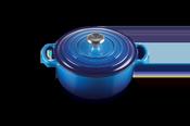Le Creuset Signature Round Casserole 28cm Azure Blue image
