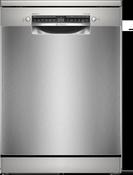 Bosch Series 4, Free-Standing Dishwasher, 60 cm, Brushed Steel Anti-Fingerprint