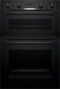 Bosch Built in Multifunction Double Oven Black | Series 4