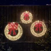 2000 LED Galaxy Wreath - Warm White 60cm  LV image
