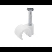 Phx Round Cable Clips White 9mm (20)