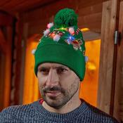 Gingerbread Xmas Hat with Lights LED image