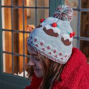 Luxury Beanie Christmas Pudding – Festive Bobble Hat image