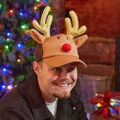 Rudy Cap Reindeer Christmas Hat – Adjustable image