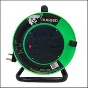 25 Mtr 13A 4 Socket 1.25mm Cable Reel