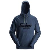 Snickers 2894 Logo Hoodie Navy