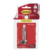 3M Command Mini Hooks Value Pack - Clear image