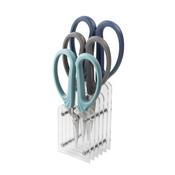 3 Piece Easy Grip Scissor Set with Stand - Taylor