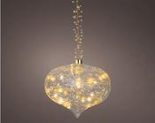 Micro LED Glass Onion Decoration – 20cm image