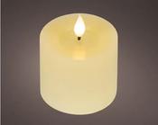 LED Realistic Wick Candle – Cream 7.5 x 9.5cm indoor image