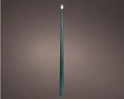 Emerald LED Realistic Wick Dinner Candles – Warm White, 42.5cm (Set of 2) image