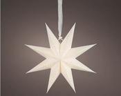 LED Paper Star – Warm White, Battery Operated 38cm image
