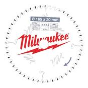 Milwaukee Circular Saw Blade P W 165X20X2.2X48ATB