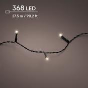 LED Durawise Basic Lights 8 Function Twinkle Effect BO Outdoor, Black Cable/Warm White L.2750cm 368l image