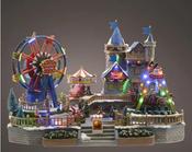 LED Winter Carnival Scene with Music 35 × 56.5 × 38cm Indoor image