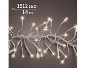 1512 LED Cluster Lights – Warm White LEDs, 14m (Transparent Cable) image