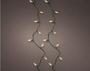 LED Vintage Lights – 180 Soft Gold LED Green Cable/ L.1790cm image