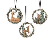 Hanging Animal Decorations – Woodland Themed 3 Ass h10cm