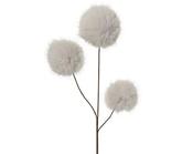 Faux Fur Pom Pom Spray – Cream 70cm image