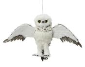 Plush Owl Hanging Decoration – Grey | 28cm Wingspan image